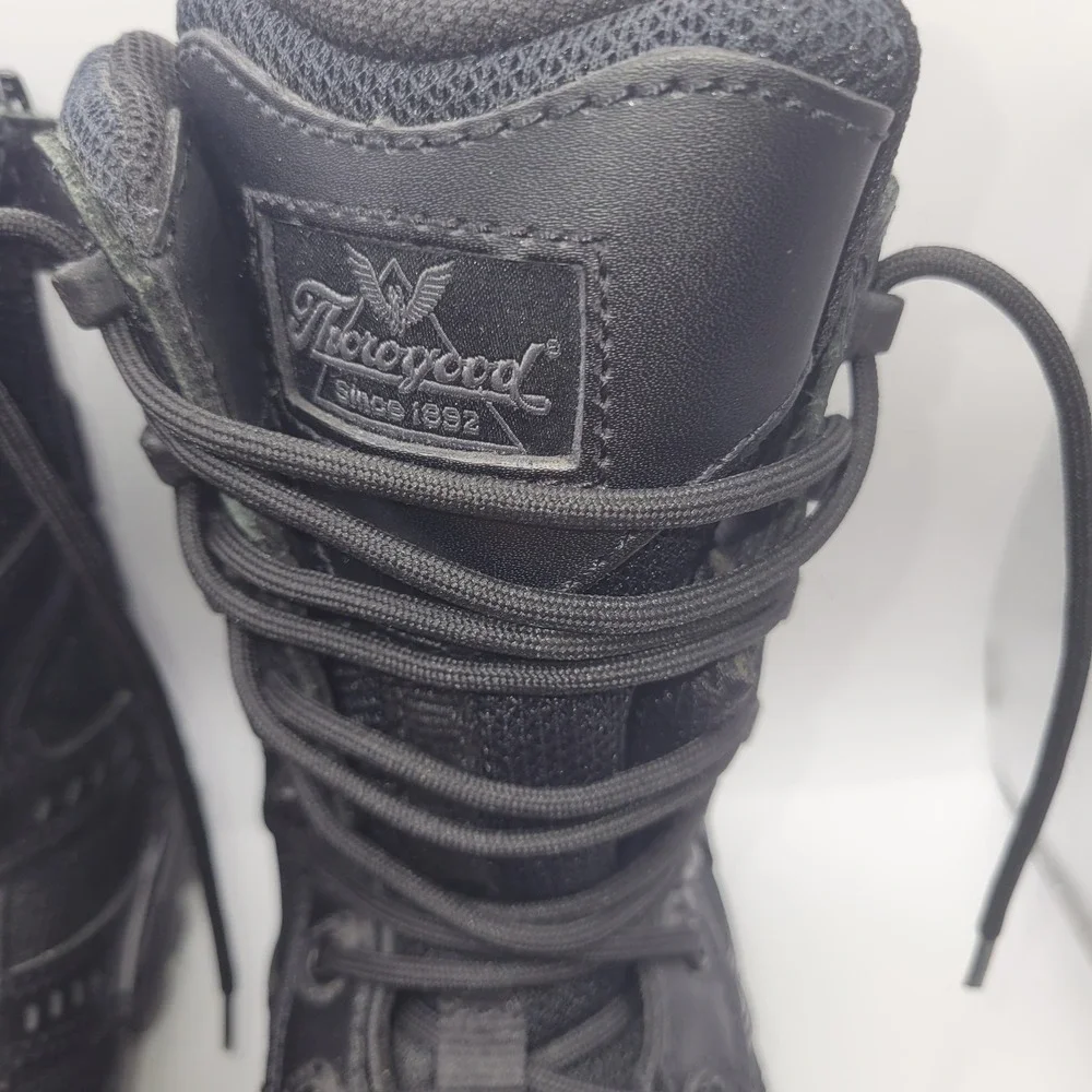Thorogood Gen-flex2 8 Side Zip Composit Toe Tactical Boot Black 8046191 Mens 6.5
